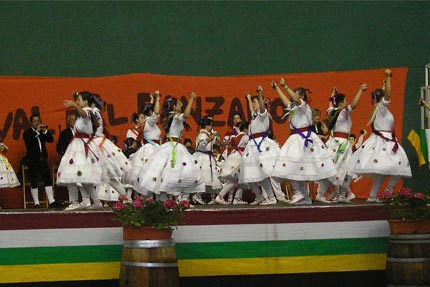 fotos bailando la jota de Logroño