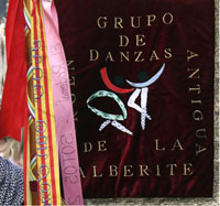 Escudo del Grupo de Danzas tradicionales Nuestra Señora de la Antigua, con sede en Alberite.